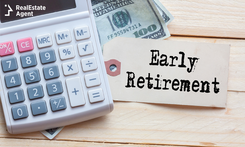 Early retirement visualization
