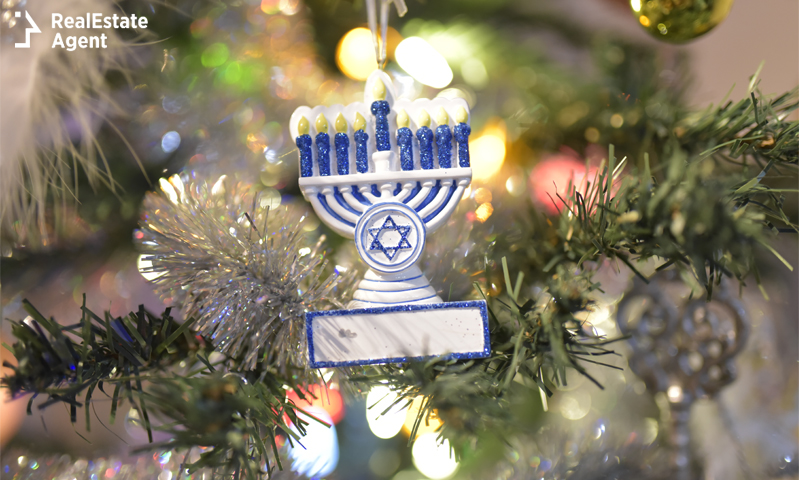 Hanukkah Bush ornament