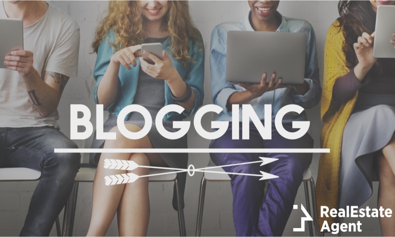 blogging post connect social media concept