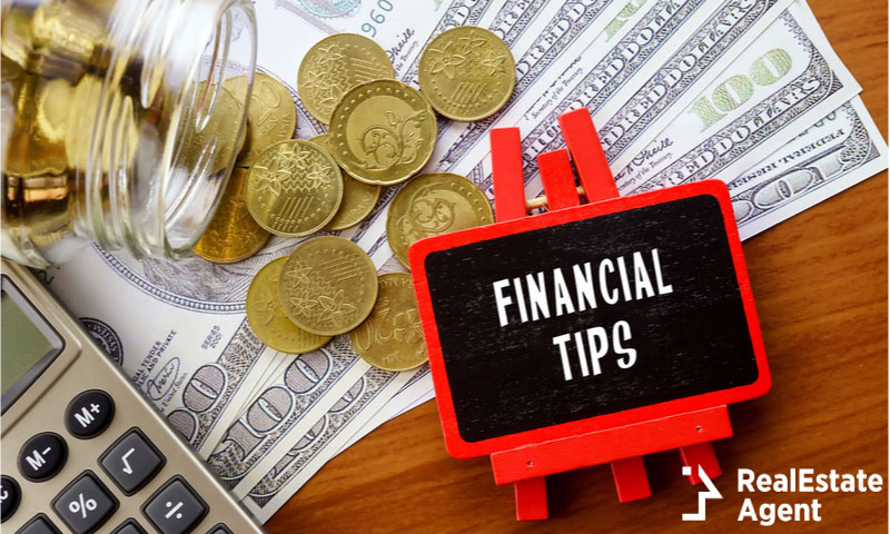 conceptual image financial tips