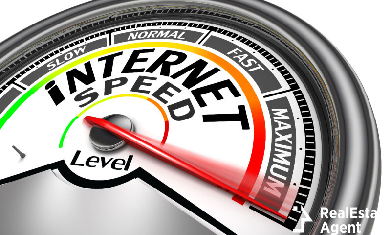 internet speed meter indicate maximum