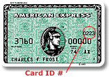 amex credit card example