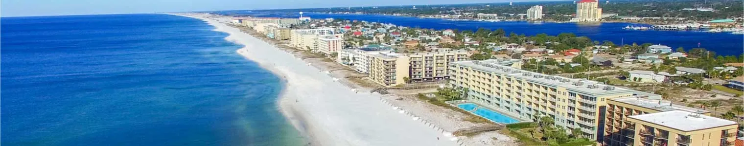 aerial view of fort walton beach