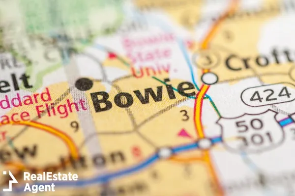 bowie maryland usa map