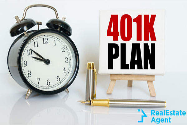 business finance 401k plan concept