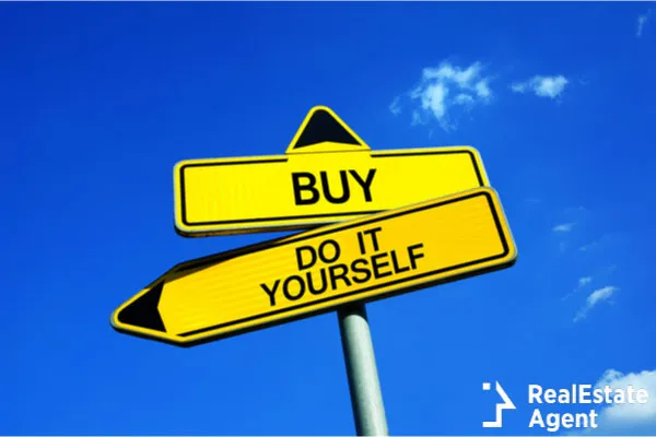 buy or do it yourself sign
