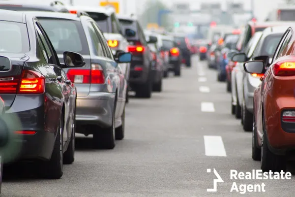 cars on highway traffic