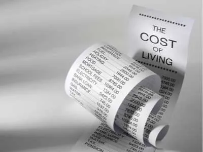 cost of living shopping list