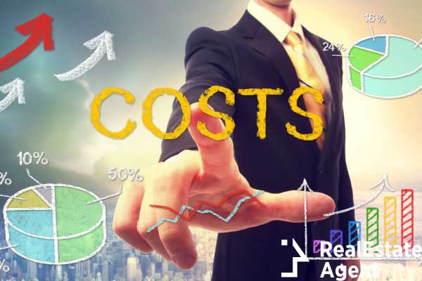 costs concept businessman graphs