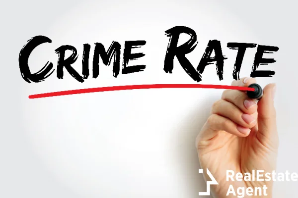 crime rate ratio between number