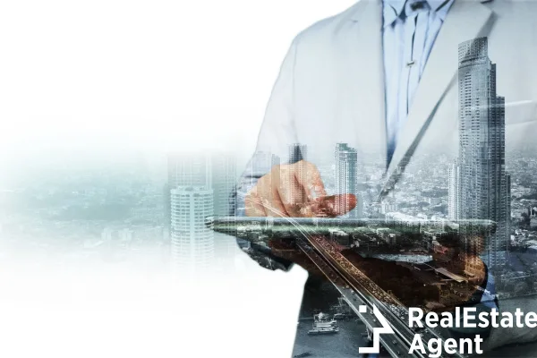 double exposure businessman concept
