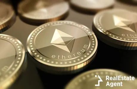 ethereum cryptocurrency in 3d