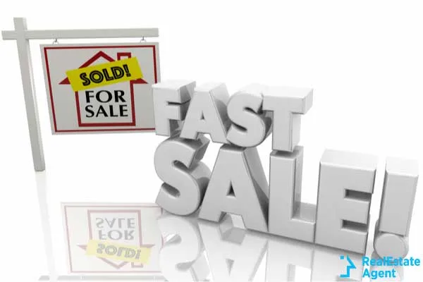 fast sale house sign words