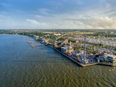 flying over aerial view