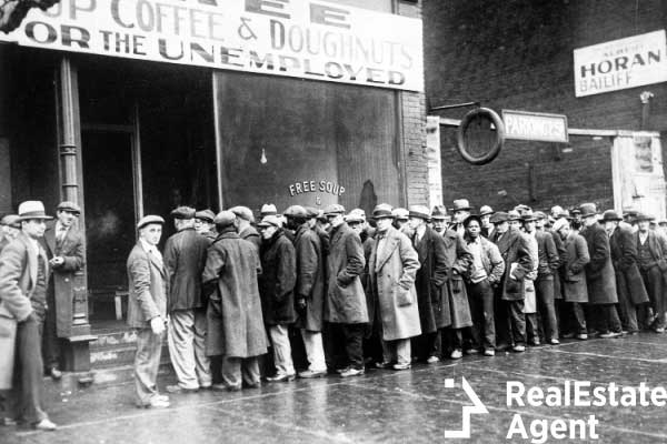 great depression unemployed men