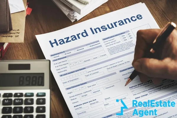 hazard insurance home concept