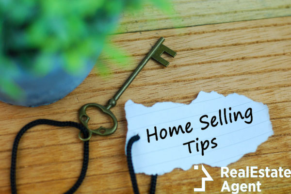 home selling tips writen on paper