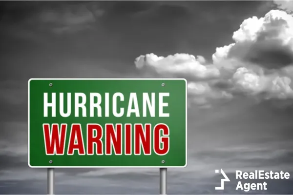 hurricane warning sign