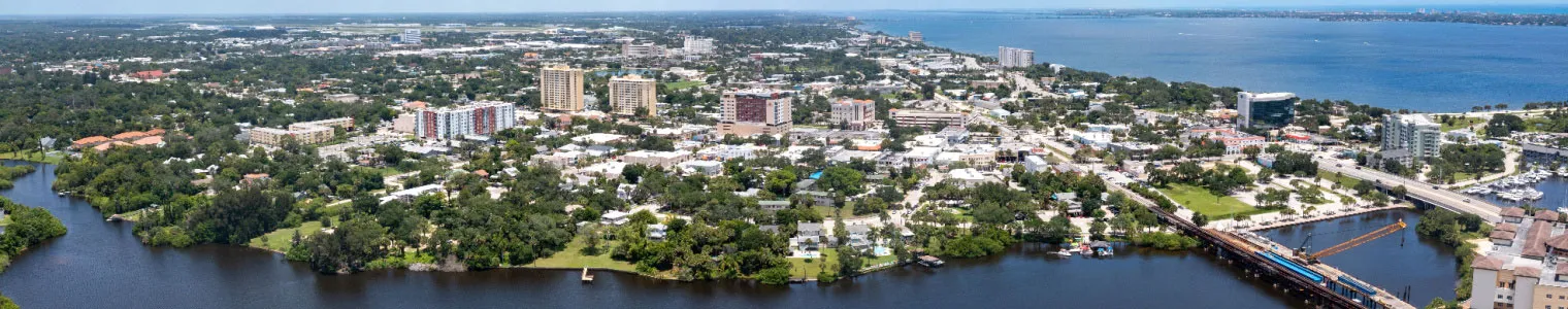 melbourne florida aerial view