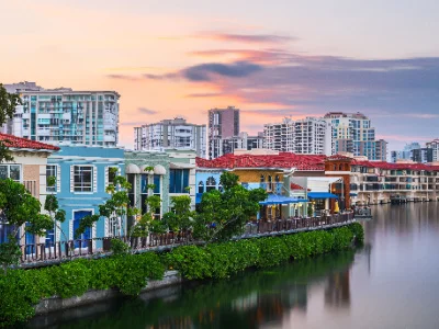 naples florida downtown cityscape