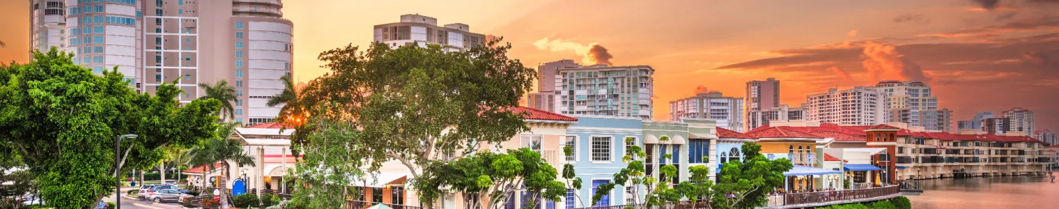 naples florida usa downtown skyline