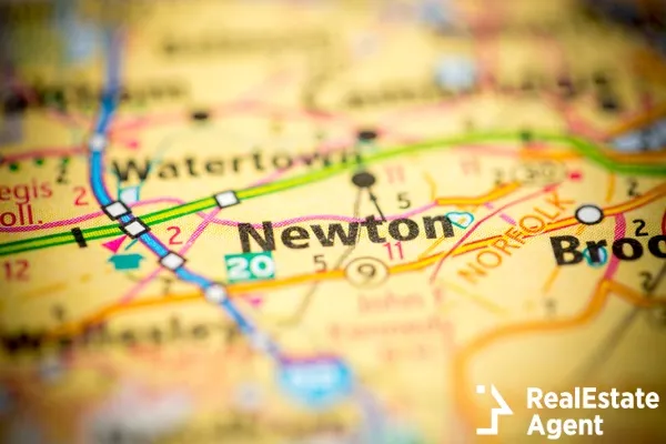 newton ma map