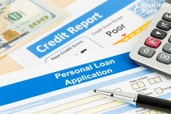 personal loan application concept