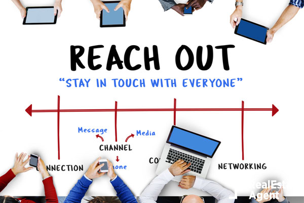 reach out social media platform connected