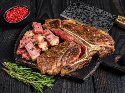 slice roast t bone