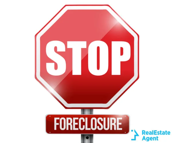 Stop foreclosure sign