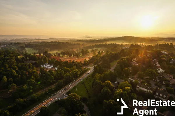 sunrise in charlottesville virginia