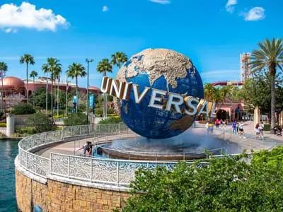 the world sphere at universals citywalk in orlando florida