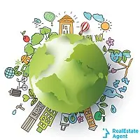 eco green earth vecton illustration