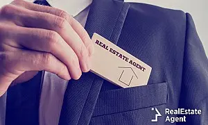 real estate agent in suit