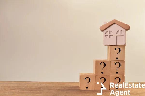 toy house on wooden blocks question