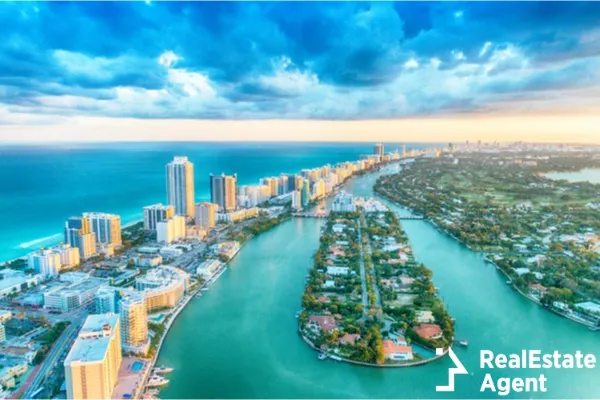 wonderfull miami aerial view