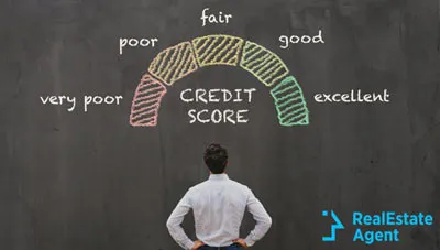 young man checking his credit score rating young man checking his credit score rating