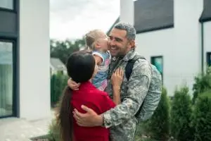 Welcome home soldier real estate agent template