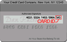 credit card example