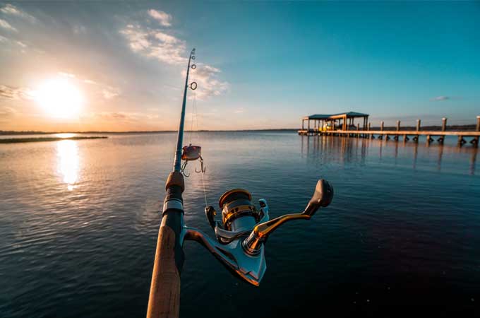 fishing on the lake Minnehaha in Clermont Florida