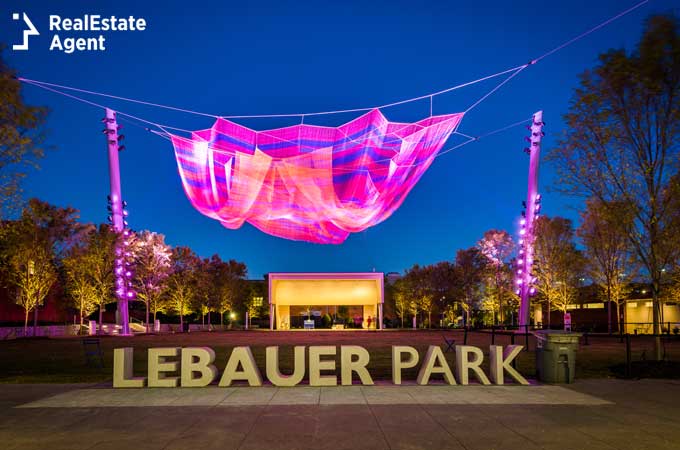 image of Lebauer park in Greensboro NC