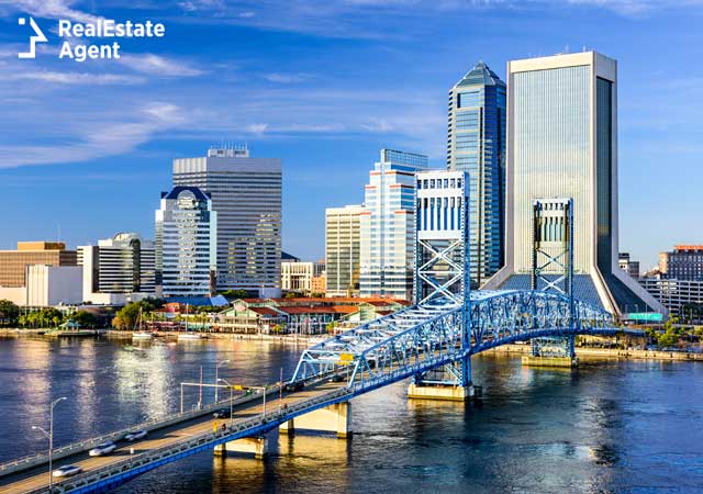 Downtown image of Jacksonville FL