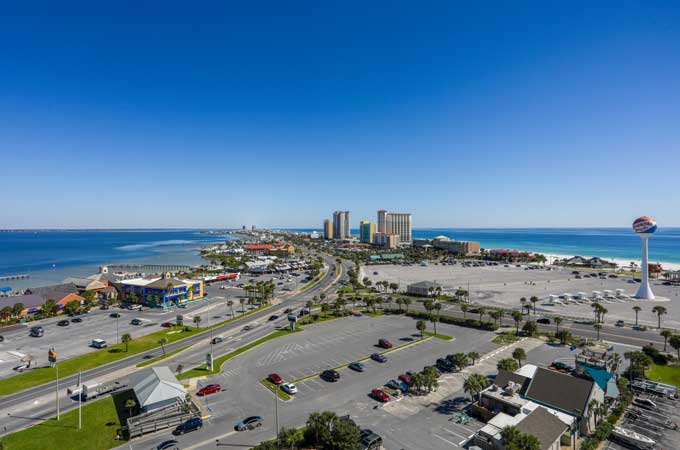 Pensacola's beach view