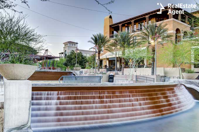 The Waterfront District of downtown Scottsdale Arizona image