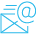 blue email icon