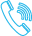 blue phone icon
