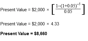 Annuity factor formula 3