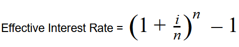 Interpretation Of Effective Interest Rate