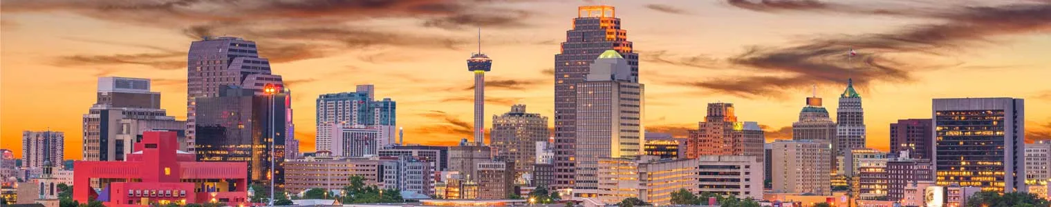 san antonio tx downtown skyline view