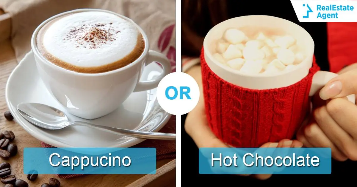 cappucino vs hot chocolate